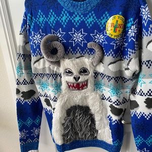 Ugly Christmas sweater abominable snowman
